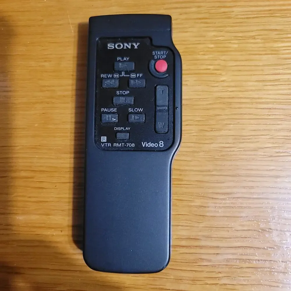 Sony VTR RMT-708 Remote Control - Video 8 Camcorders